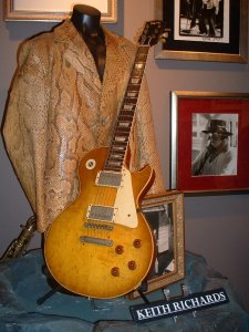     - Keef's 59 LP as it sat in the Hard Rock Vault