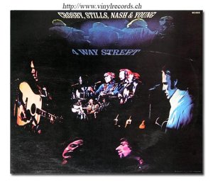 24  1971, Crosby Stills Nash & Young went to No.1 on the US album chart with '4 Way Street.http://www.youtube.com/watch?v=YnOoNM0U6oc&feature=related