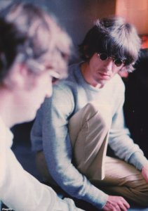 John and George at the Tokyo Hilton, 1966