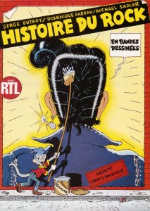 Histoire du Rock(1986) : Dominique FARRAN, Michael SADLER.