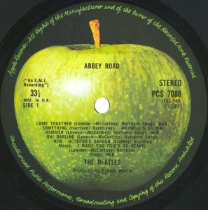 26 c 1969 UK album release: Abbey Road (Apple PCS 7088).