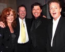 Bonnie Raitt, Robbie Robertson(The Band) & Sir Paul.