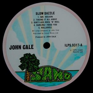 John Cale ‎ Slow Dazzle