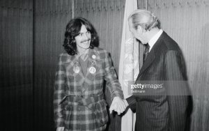    * George Harrison Meeting Kurt Waldheim