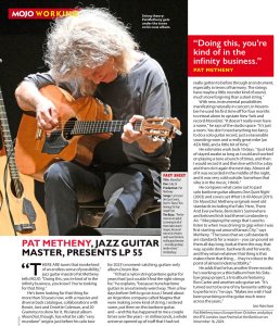 Pat Metheny  MOJO July 2024.