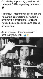 R.I.P. Jaki   https://youtu.be/JXsd5W8ofDw?si=N80vTl_j-8WjVI0Q