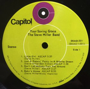 The Steve Miller Band*   Your Saving Grace