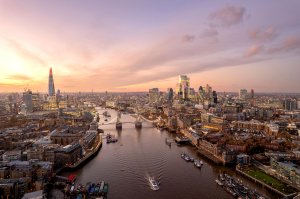 Sunset over London by Ross Farnham