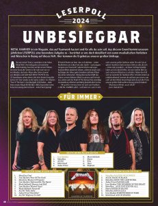 Metal Hammer Germany March 2025.    2024