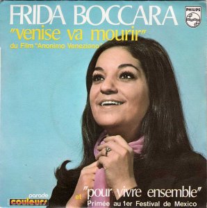 FRIDA BOCCARA - Venise va mourir - 1970.