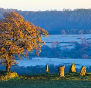 Nine Stones Close on Harthill Moor, Peak District by Alex Hyde