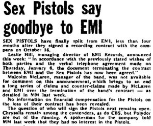 Melody Maker 22 January 1977