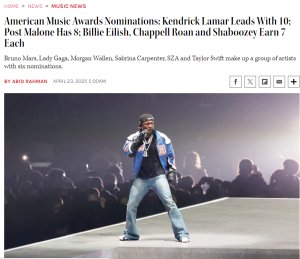     American Music Awards 2025,        , 