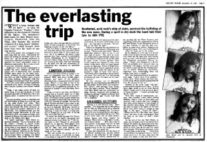 Melody Maker 13 September 1980