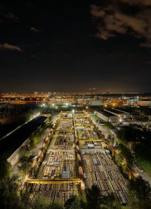 Moscow never sleeps 
