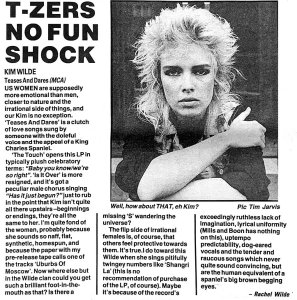 New Musical Express 10 November 1984