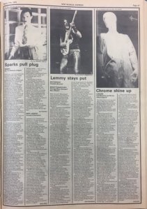 New Musical Express 17 March 1979