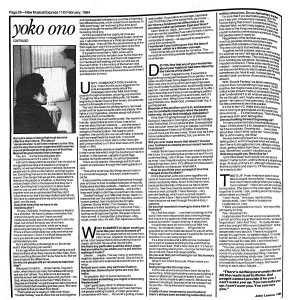 Yoko Ono