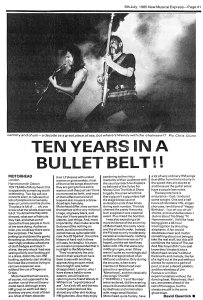 New Musical Express 6 July 1985