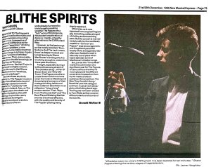 New Musical Express 21 December 1985