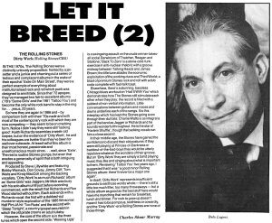 New Musical Express 29 March 1986