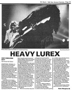 New Musical Express 8 March 1986