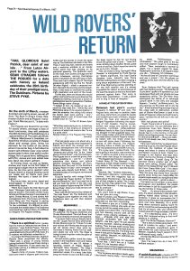New Musical Express 21 March 1987