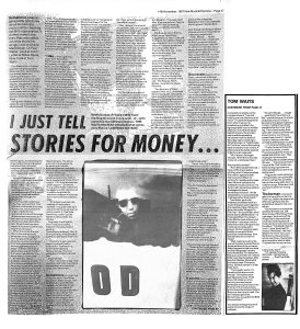 New Musical Express 14 November 1987