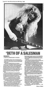 New Musical Express 28 May 1988