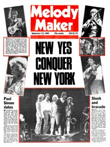 Melody Maker 13 September 1980