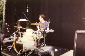 Twenty six years ago today in Palestrina, Italy, Dana and Billy heard drums and bass coming up from the stage wondering who'd started soundcheck, only to find Mark sitting behind the kit playing the kick drum and hi-hat, while strumming his bass and wearing a big grin on his face. 