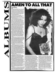 Melody Maker 25 March 1989