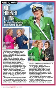 National Enquirer 21 July 2025.