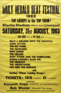 1963.08.31  Liverpool. Stanley Stadium.Beat Festival