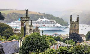 MS Amera in Fowey, Cornwall by Mark Passmore