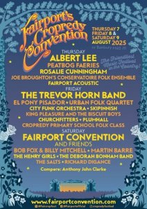 7- 9      Fairport's Cropredy Convention. 