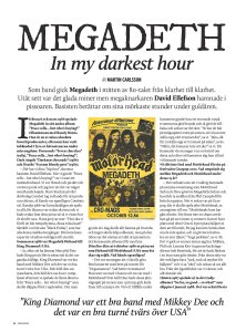 Sweden Rock Magazine August 2025.