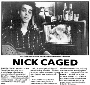 New Musical Express 8 November 1986