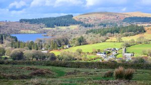 The village of Sheepstor, Dartmoor by Baz Richardson
