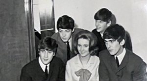 1963.09.10 - London. Melody Maker Poll Awards. Savoy Hotel. with Millicent Martin.