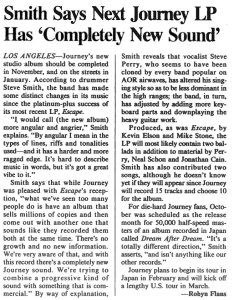 Record November 1982