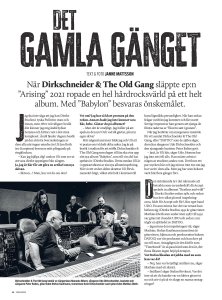 Sweden Rock Magazine October 2025.