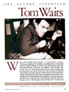 Record December 1985.