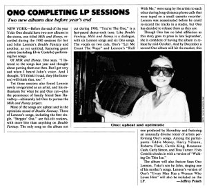 Record November 1983.