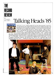 Record September 1985.