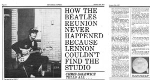 New Musical Express 15 January 1977