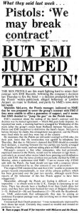 New Musical Express 15 January 1977