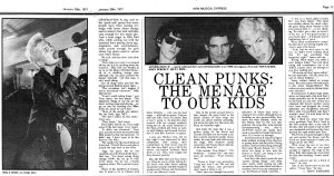 New Musical Express 29 January 1977