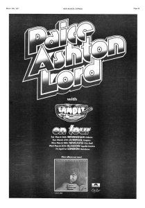 New Musical Express 19 March 1977