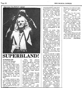 New Musical Express 30 April 1977